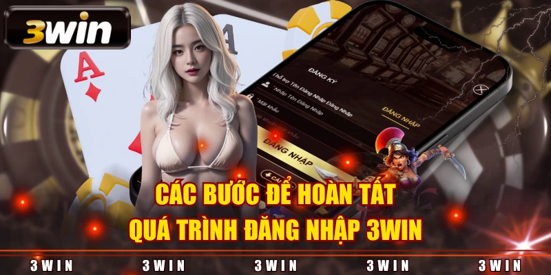 Các bước để hoàn tất quá trình đăng nhập 3WIN